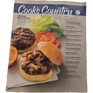 Cook's Country Magazine ISSN 1552-1990 Ultimate Bacon Burger